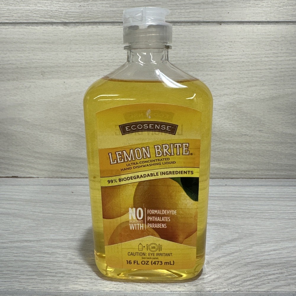 MELALEUCA Lemon Brite Hand Dishwashing Liquid 16oz Biodegradable